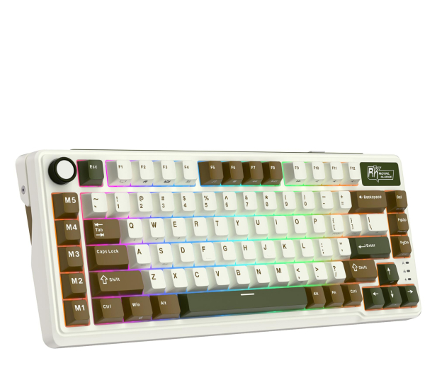 Royal Kludge RK L75 Palm Green Beige switch - 1455763 - zdjęcie 2